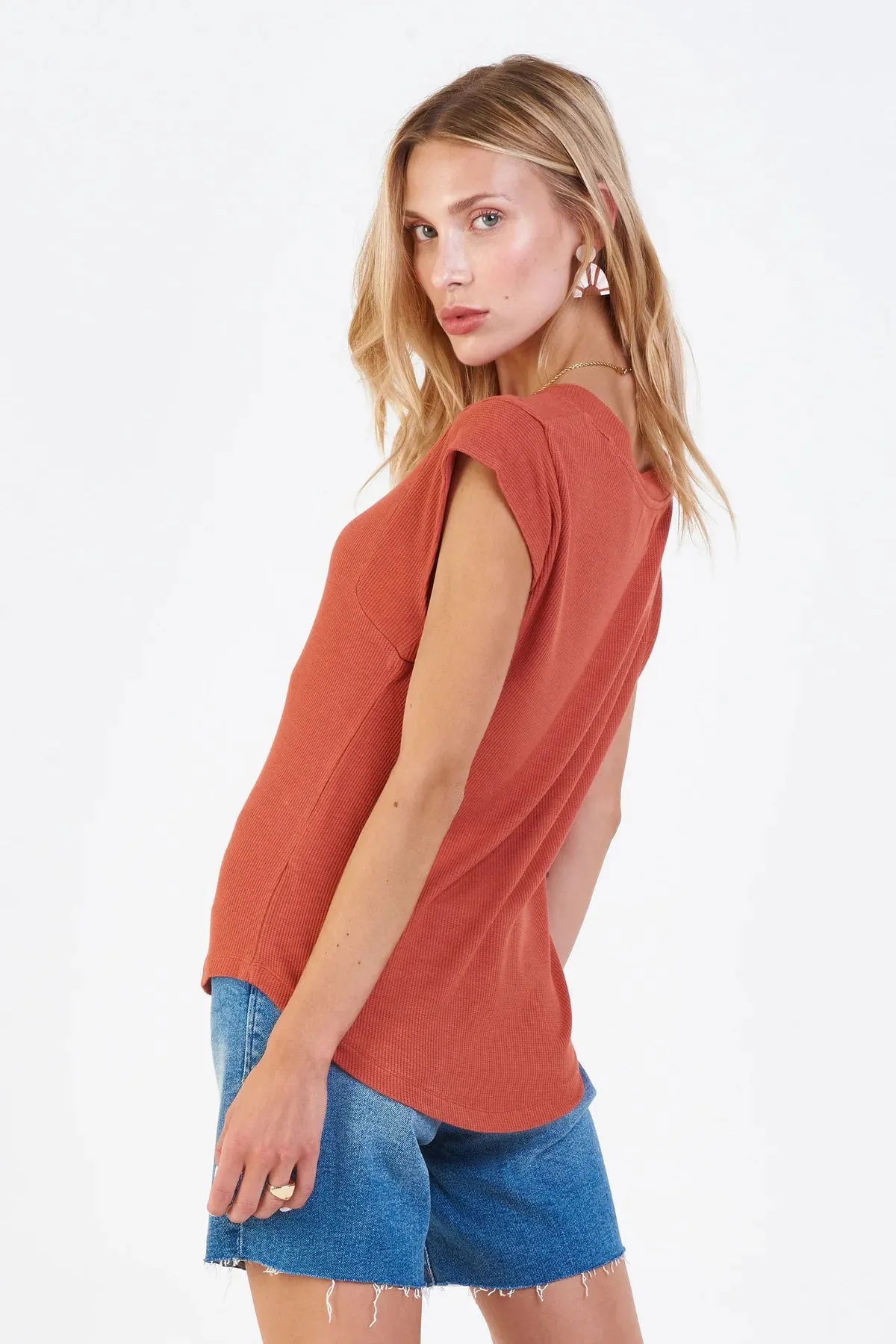 Uri Thermal V-Neck Top
