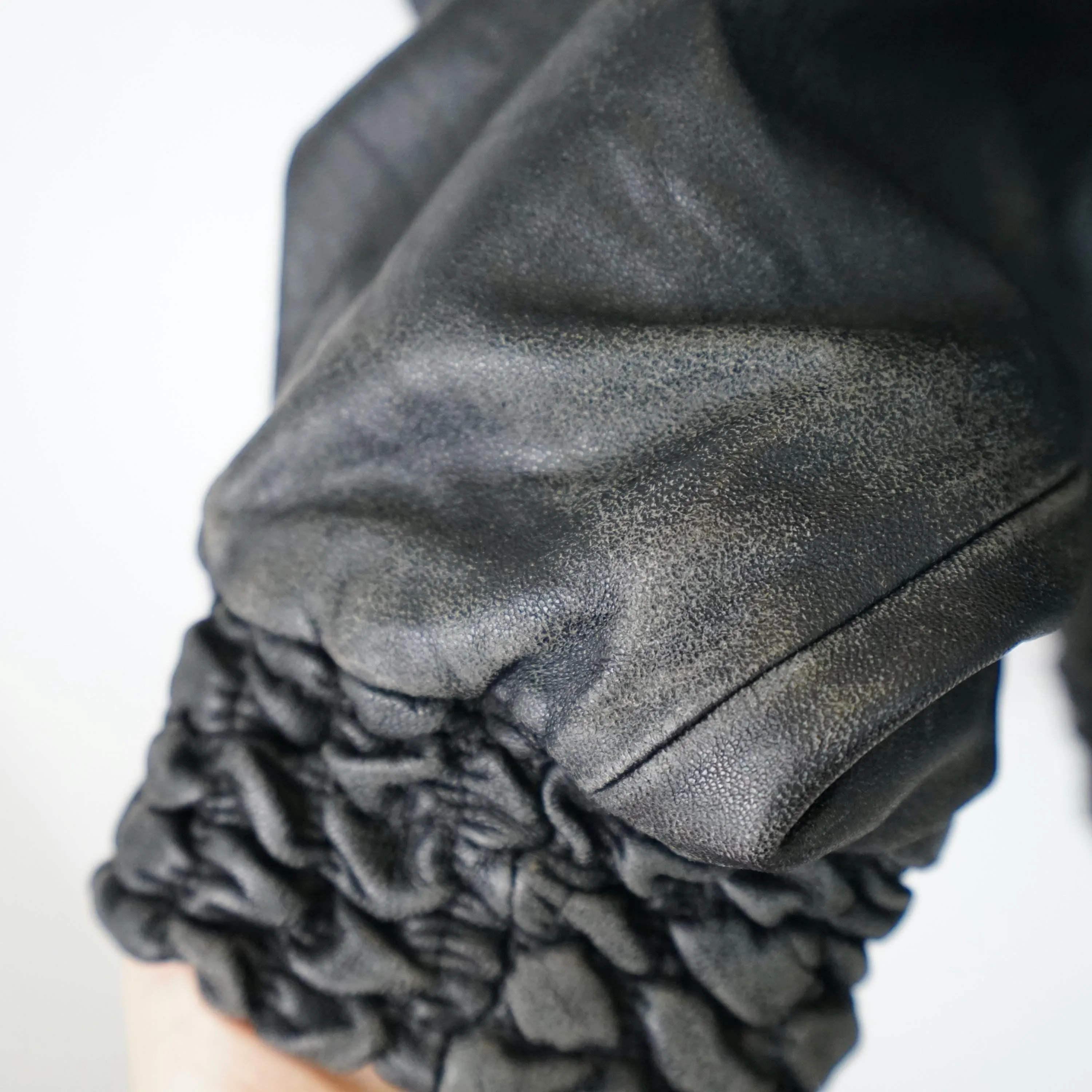Vintage RARE 80s leather jacket size S-M
