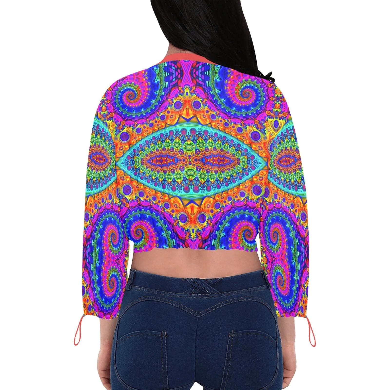 Wanderlust Crop Zip Up