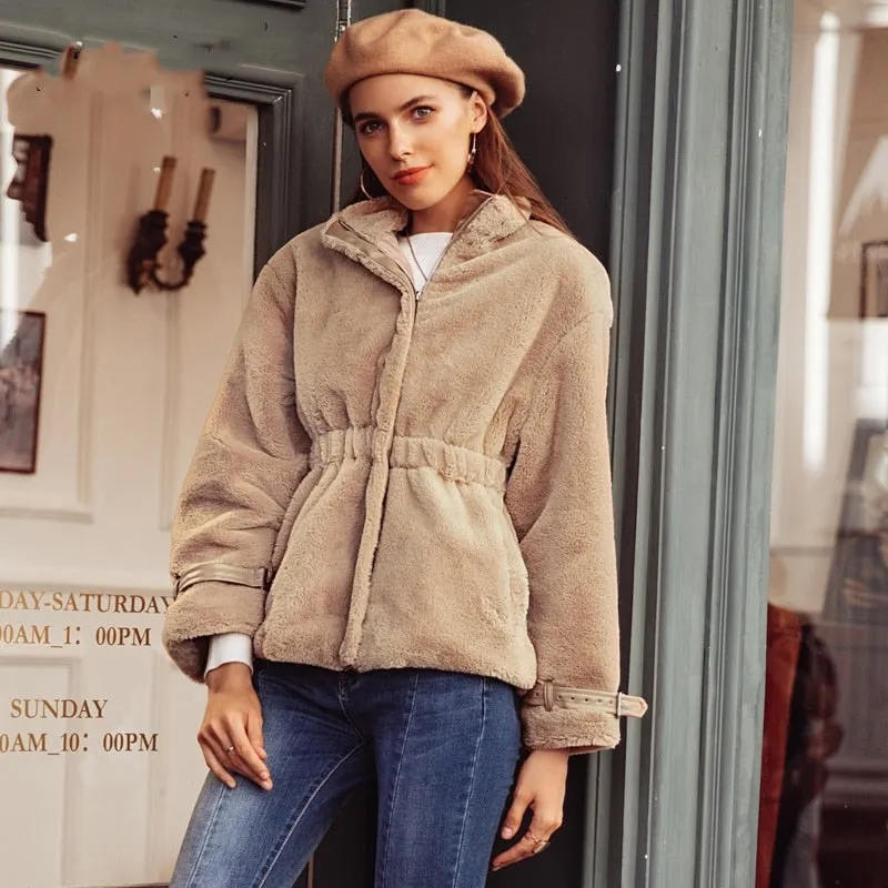 Women's Autumn Casual Faux Fur Coat