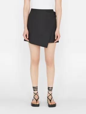 Wrap Mini Skirt -- Noir