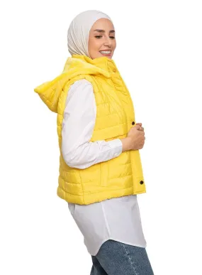 Yellow Bumb-Cut Jacket